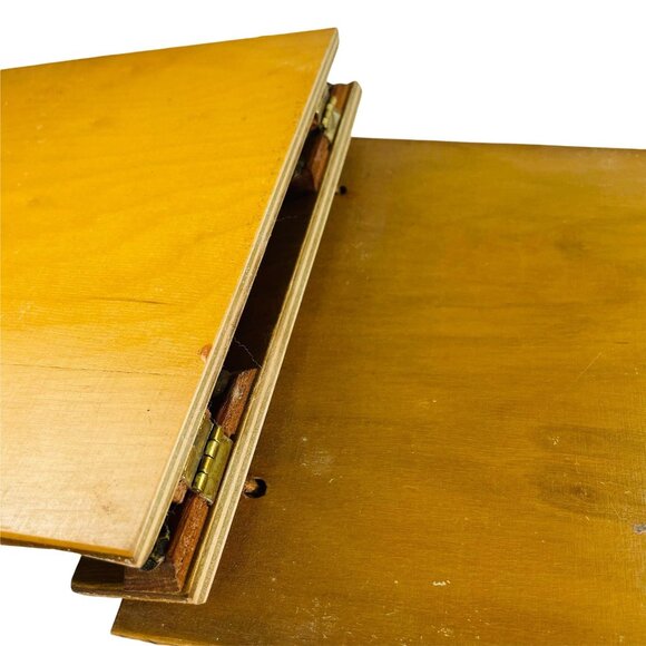 Vintage Wooden Photo Family Album With Hinged Cover U Scrapbook - Picture 6 of 7